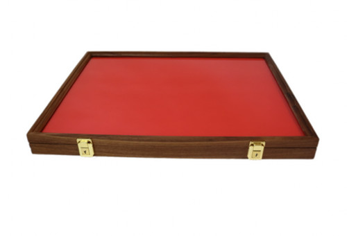 Wood display case - x, 2"