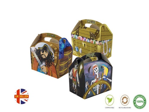 Pirate party food boxes hook - party,