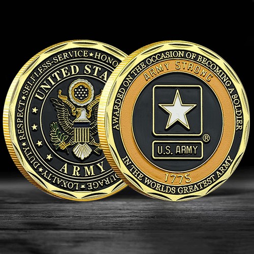 Army challenge coin 1775 - army,