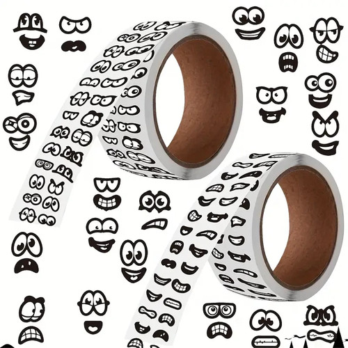 Mouth eye stickers vinyl - mouth/eye,
