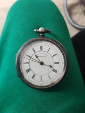 Centre Seconds Chronograph from 1896, Coventry England. Sterling Silver,59mm.