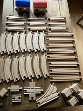 Mixed Lot of Wooden Railway