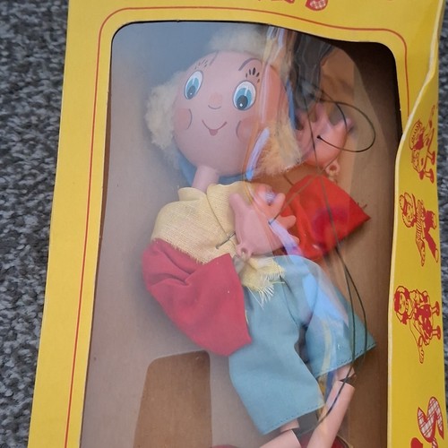 Vintage noddy hand puppet - hand, tv