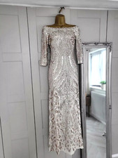 Quiz Gold Sequin Ball gown
