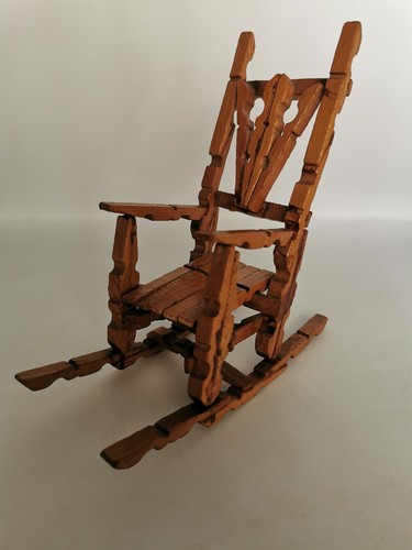 Small model rocking chair - small, made