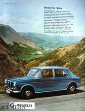 Wolseley '1300 Mk.II' 1969 Car Advert (523F) Original Auto Print Ad