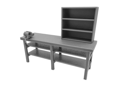 Workbench shelf vise 5 - shelf, 1:22.5