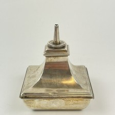 Antique Solid Silver Asprey & Co Ltd Table Lighter 1922 7cm
