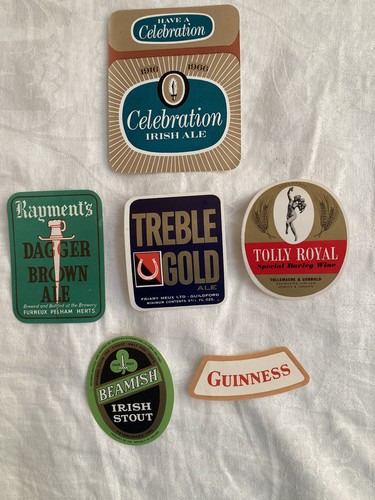 Six vintage labels - vintage,