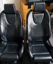Recaro Black Leather Sports