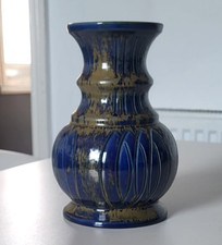 Sylvac Vase - Blue and Gold