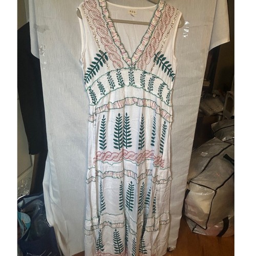 Pol clothing white - pol, embroidered