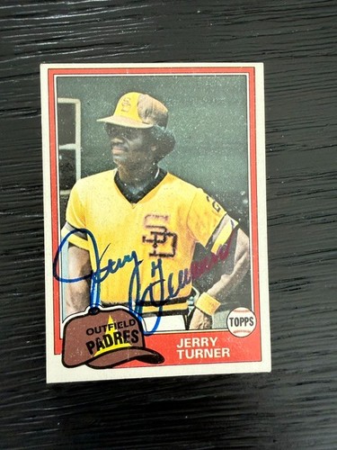 Padres jerry turner signed - jerry,