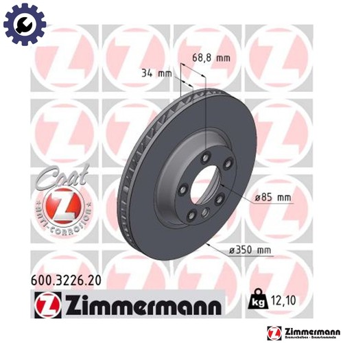Brake disc 600 3226 - 2x,