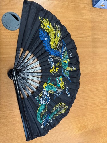 Black dragon peacock wooden - black,