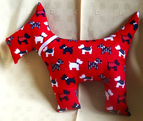 Handmade scottie dog soft - ,