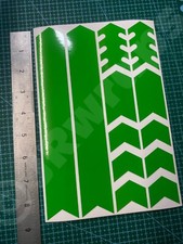 Frame Protector Kit Stickers Decals Protection BIKE BICYCLE BMX SCOOTER GREEN