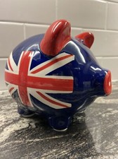 Percy Pig Piggy Bank Limited Edition 2009 Union Jack UK