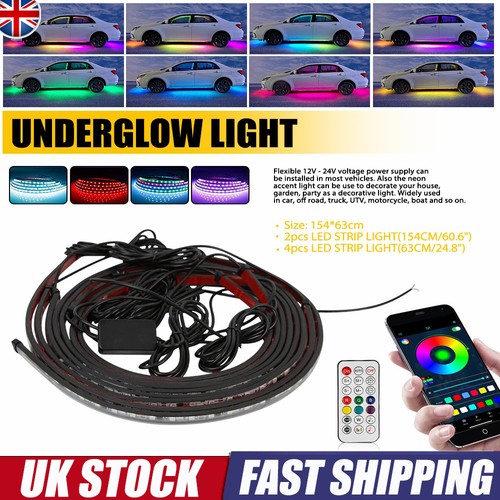 6pcs rgb led under - led,