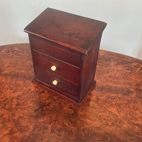 Victorian stained pine salt - a,