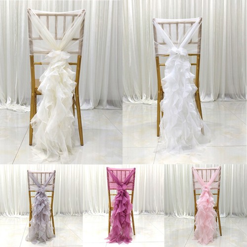 Chiffon hoods with ruffles - chiffon,