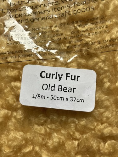 Curly teddy faux fur fabric - teddy,