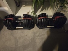 bowflex adjustable dumbells. Pair of 2