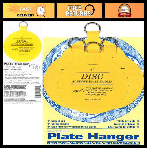 Large invisible disc adhesive - invisible,