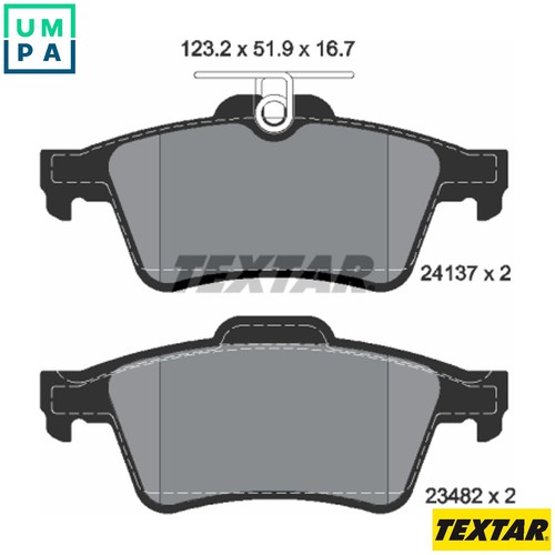 Brake pad set - brake,