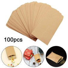 100x Kraft Paper Seed Packets