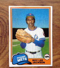 Roy Lee Jackson 1981 Topps 223