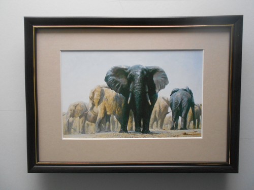 David shepherd print - david, 'mudbath'