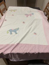 LAURA ASHLEY Single Duvet Cover with a Plain Pink Oxford pillow case