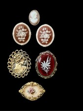 Lot Of 6 Vintage Gold Tone &