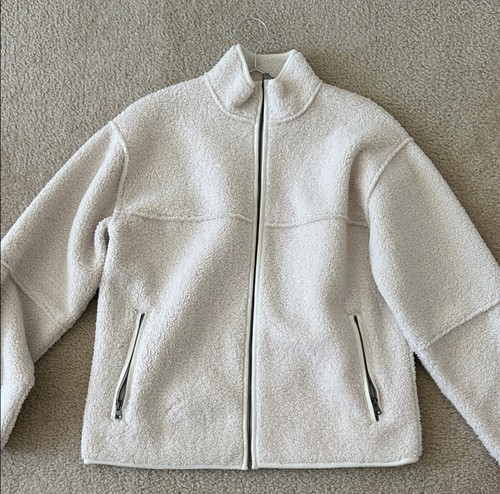 Vince cream shearling jacket