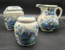 Masons Blue Fruit Basket