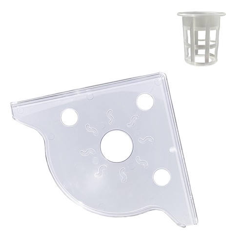 Clear aquarium corner shelf - aquarium,