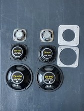 Pack of 6 Speakers, 2x600 watt, 2x400, 2x Small Full Range Speakers New