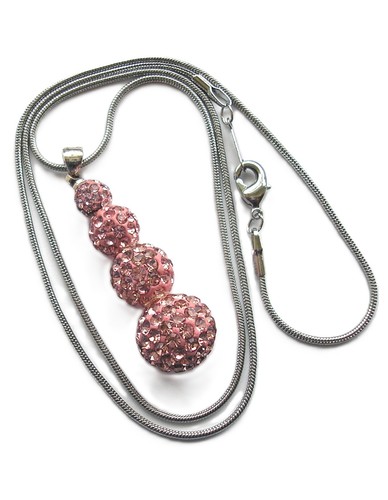 Pink crystal ball - 4,