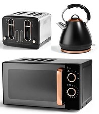 Black & Rose-Gold Stainless
