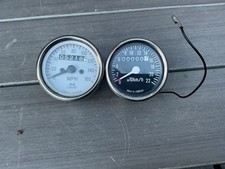 Two Motorcycle Gauges Speedometer And Tachometer Not Tested