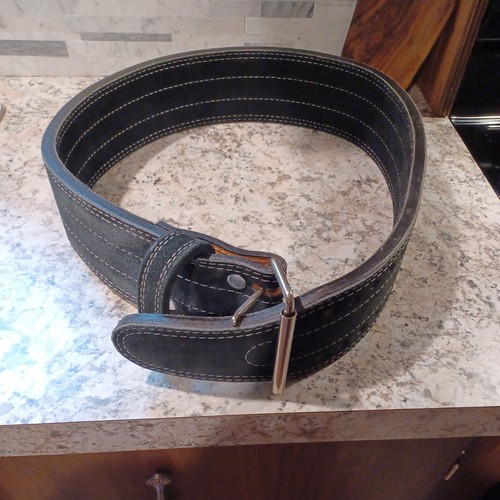 Double prong powerlifting belt - powerlifting,