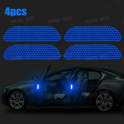 Blue reflective sticker - 4x,
