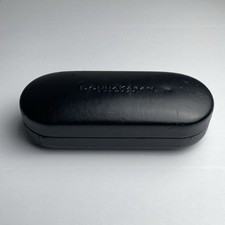 Donna Karan Glasses Case Black Snap Shut Close Hard Cover Eyeglasses Sunglasses