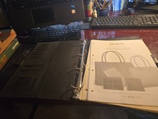 Filofax City Black Leather Portfolio Organiser