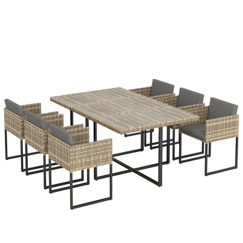 Outsunny rattan garden - outsunny,