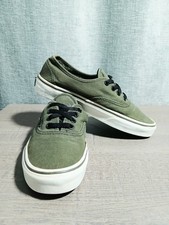 Vans Lo Pro Lace Up  Womans Khaki Green Trainers Size 4.5