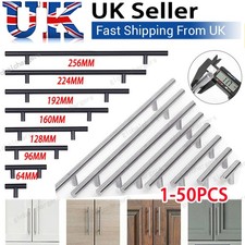 96mm-256mm Brushed Steel T-Bar