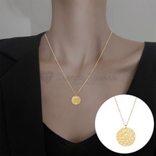 Geometric Round Hammered Disc