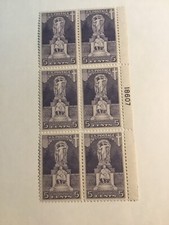 #628..ERICSSON..PLATE BLOCK OF 6..GEM…MNH. REF#JP3